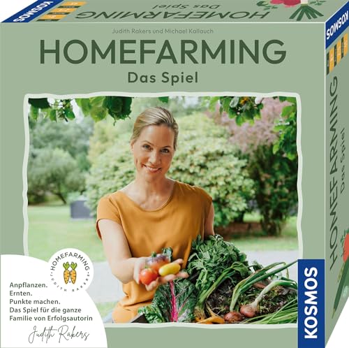 KOSMOS 683450 Homefarming - Das Spiel mit Judith Rakers, Brettspiel für die ganze Familie und Kinder ab 8 Jahren, Geschenk, Familienspiel für 2-4 Personen, Gesellschaftsspiel KOSMOS 683450 Homefarming - Das Spiel mit Judith Rakers, Brettspiel für die ganze Familie und Kinder ab 8 Jahren, Geschenk, Familienspiel für 2-4 Personen, Gesellschaftsspiel von KOSMOS