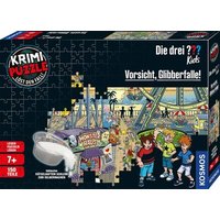 KOSMOS 683474 Krimipuzzle 150 Teile, Die drei ??? Kids Vorsicht, Glibberfalle! von Kosmos