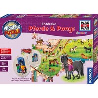 KOSMOS 683672 Wissenspuzzle 54 Teile WAS IST WAS Junior Entdecke Pferde & Ponys von Kosmos