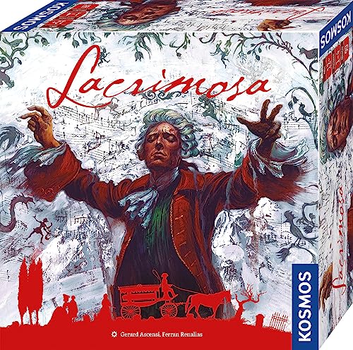 Kosmos 683931 Lacrimosa, Mozarts Spuren Folgen, Strategiespiel mit historisch-musikalischem Thema, Brettspiel, Eurogame, Kennerspiel für 14 Personen ab 12 Jahren, Mehrfarbig Kosmos 683931 Lacrimosa, Mozarts Spuren Folgen, Strategiespiel mit historisch-musikalischem Thema, Brettspiel, Eurogame, Kennerspiel für 14 Personen ab 12 Jahren, Mehrfarbig von Kosmos