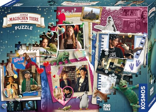 KOSMOS 684457 Die Schule der magische Tiere Puzzle zum Film, 200 Teile, Romance, Puzzle ab 8 Jahre für Mädchen und Jungen, KOSMOS 684457 Die Schule der magische Tiere Puzzle zum Film, 200 Teile, Romance, Puzzle ab 8 Jahre für Mädchen und Jungen, von Kosmos