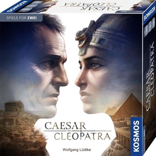 KOSMOS 684556 Caesar & Cleopatra, Strategisches Kartenspiel für 2 Spielerinnen und Spieler ab 10 Jahren, Spiel für Erwachsene, Brettspiel für 2 Personen KOSMOS 684556 Caesar & Cleopatra, Strategisches Kartenspiel für 2 Spielerinnen und Spieler ab 10 Jahren, Spiel für Erwachsene, Brettspiel für 2 Personen von KOSMOS