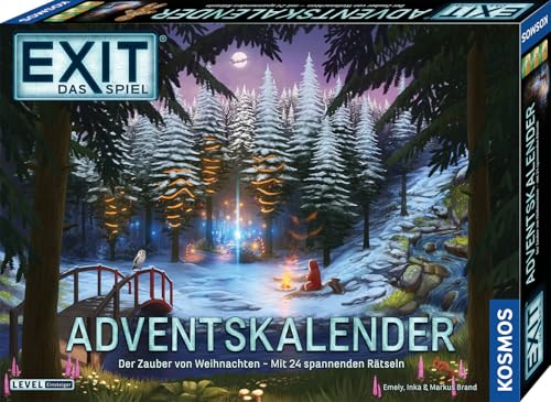 KOSMOS 685348 EXIT - Das Spiel Adventskalender 2025, Der Zauber von Weihnachten mit 24 spannenden Rätseln, Escape Game Adventskalender KOSMOS 685348 EXIT - Das Spiel Adventskalender 2025, Der Zauber von Weihnachten mit 24 spannenden Rätseln, Escape Game Adventskalender von Kosmos