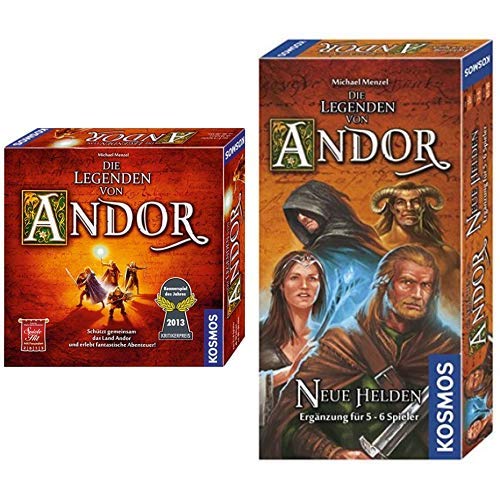 KOSMOS 691745 - Die Legenden von Andor, Kennerspiel des Jahres 2013 & 692261 - Die Legenden von Andor, neue Helden von Kosmos
