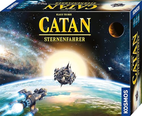 KOSMOS 693183 Catan - Sternenfahrer, Gesellschaftsspiel für 3-4 Personen ab 12 Jahre, eigenständiges Brettspiel zum Klassiker Catan, Strategiespiel, Siedler von Catan von Kosmos