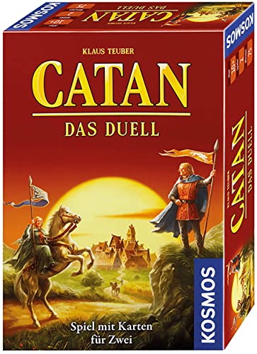 KOSMOS 693732 Catan - Das Duell, Spiel mit Karten fürgenau 2 Spieler, Spiel für 2 Personen, Gesellschaftsspiel ab 12 Jahre für 2 Personen, Brettspiel, Siedler von Catan von Kosmos