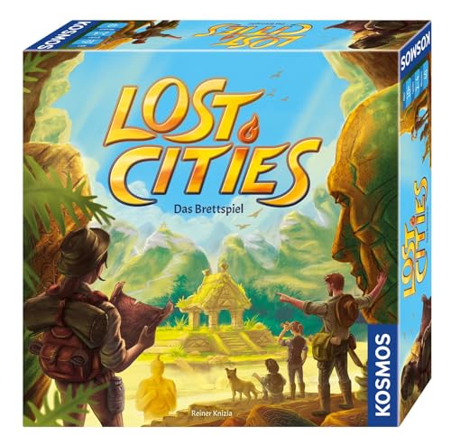 KOSMOS 694128 Lost Cities – Das Brettspiel, Die Expedition ins Abenteuer, Basis-Spiel, spannendes Abenteuer-Spiel, Familienspiel für 2-4 Spieler ab 10 Jahre, Gesellschaftsspiel KOSMOS 694128 Lost Cities – Das Brettspiel, Die Expedition ins Abenteuer, Basis-Spiel, spannendes Abenteuer-Spiel, Familienspiel für 2-4 Spieler ab 10 Jahre, Gesellschaftsspiel von Kosmos