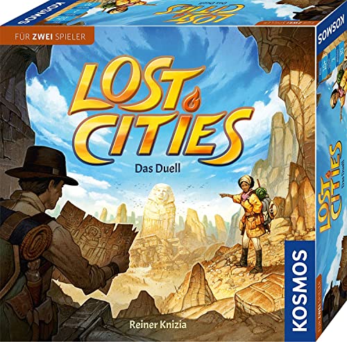 KOSMOS 694135 Lost Cities - Das Duell, spannendes Brettspiel, Abenteuerspiel für 2 Personen ab 10 Jahre, Familienspiel, Spiel für 2, Gesellschaftsspiel KOSMOS 694135 Lost Cities - Das Duell, spannendes Brettspiel, Abenteuerspiel für 2 Personen ab 10 Jahre, Familienspiel, Spiel für 2, Gesellschaftsspiel von Kosmos