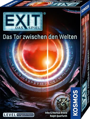 KOSMOS 695231 EXIT® - Das Spiel - Das Tor zwischen den Welten, Level: Fortgeschrittene, Escape Room Spiel, EXIT Game für 1-4 Spieler ab 12 Jahre, einmaliges Gesellschaftsspiel von Kosmos