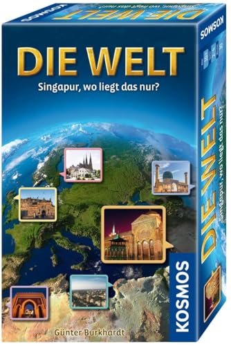 KOSMOS 711184 Die Welt, Das Mitbringspiel für 2-4 Personen ab 10 Jahre, Weltreise Spiel, Europa Spiel, Reise um die Welt, Reisespiel KOSMOS 711184 Die Welt, Das Mitbringspiel für 2-4 Personen ab 10 Jahre, Weltreise Spiel, Europa Spiel, Reise um die Welt, Reisespiel von Kosmos