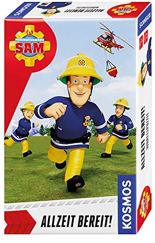 KOSMOS 711337 Feuerwehrmann Sam - Allzeit bereit! Feuerwehr Spiel, Feuerwehrmann Sam Spielzeug für Kinder ab 3 von Kosmos