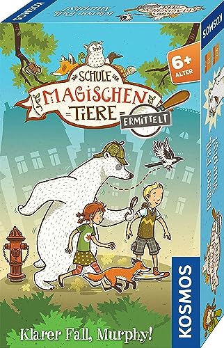 Kosmos 712631 Die Schule der magischen Tiere ermittelt - Klarer Fall, Murphy! kniffliges Detektiv-Spiel, für Kinder ab 6 Jahre, Mitbringsel Kindergeburtstag, Yellow von Kosmos