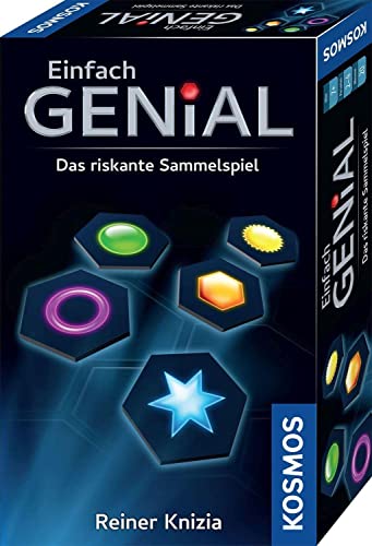 KOSMOS 712662 Einfach Genial - Das riskante Sammelspiel, kleines Mitbringspiel ab 7 Jahre für 2-4 Personen, Reisespiel, Gesellschaftsspiel, Geschenk für Geburtstag, Mitbringsel von Kosmos