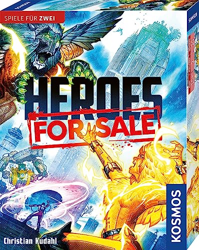 KOSMOS 741839 Heroes for Sale, Duellkartenspiel, Spiel für Zwei, Trading-Card-Game-Feeling, Cooles Superhelden Deck KOSMOS 741839 Heroes for Sale, Duellkartenspiel, Spiel für Zwei, Trading-Card-Game-Feeling, Cooles Superhelden Deck von Kosmos