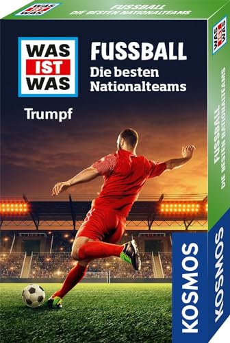 KOSMOS 741907 was IST was Trumpf Fußball Nationalteam, Fußball Quartett für Kinder ab 8 Jahren, Trumpf Kartenspiel, Fußball Spiel perfekt als kleines Geschenk oder Mitgebsel von KOSMOS