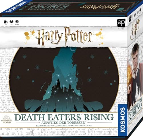 KOSMOS 680756 Harry Potter Death Eaters Rising - Aufstieg der Todesser, Harry Potter Spiel für für 2-4 Personen ab 11 Jahre, EIN kooperatives Würfelspiel, Gesellschaftsspiel von Kosmos