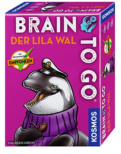 KOSMOS 690861 - Brain to go - Der lila Wal, Spielend das Gehirn trainieren mit Denksport für zwischendurch. Merkspiel, Gesellschaftsspiel für 1 - 5 Spieler ab 8 - 99 Jahre, einfache Regeln KOSMOS 690861 - Brain to go - Der lila Wal, Spielend das Gehirn trainieren mit Denksport für zwischendurch. Merkspiel, Gesellschaftsspiel für 1 - 5 Spieler ab 8 - 99 Jahre, einfache Regeln von Kosmos