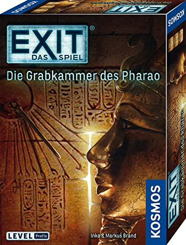 KOSMOS 692698 EXIT - Das Spiel - Die Grabkammer des Pharao, Level: Profis, Escape Room Spiel, EXIT Game für 1-4 Spieler ab 12 Jahre, EIN einmaliges Gesellschaftsspiel von Kosmos