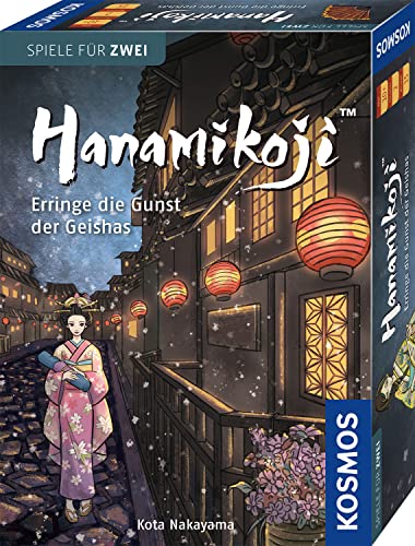 KOSMOS 692940 Hanamikoji - Das Duell um die Gunst der Geishas, Atmosphärisches Spiel für Zwei Spieler, Geschenk, Mitbringspiel, Kartenspiel mit einfachen Regeln ab 10 Jahren von Kosmos