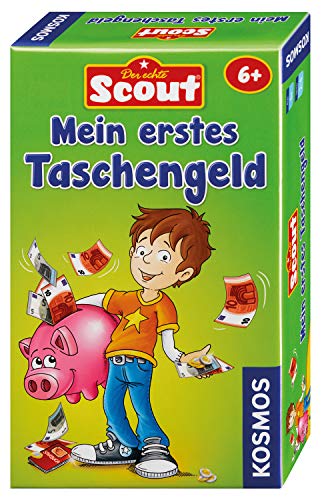 KOSMOS 710552 Scout - Mein erstes Taschengeld, Lernspiel für 2-4 Kinder ab 6, Reisespiel, Kinderspiel von Kosmos