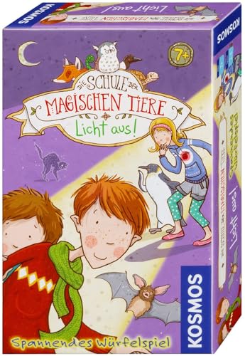 KOSMOS 711405 Die Schule der magischen Tiere - Licht aus! Mitbringspiel, spannendes Würfelspiel für Kinder ab 7 Jahre, tolles Geschenk für Kinder von Kosmos