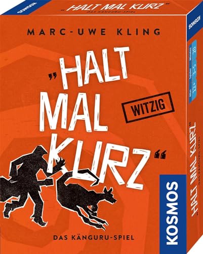 KOSMOS 740382 - Halt mal kurz, Das Känguru-Spiel, Witziges Kartenspiel von Bestsellerautor Marc-Uwe Kling, mit exklusiver Känguru-Story von Kosmos