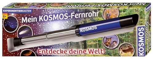 Kosmos 676919 - Mein Fernrohr. Entdecke deine Welt! Linsen-Fernrohr mit 12facher Vergrößerung. Stabiler Okularauszug aus Metall. Teleskop für Kinder ab 8 Jahre. Monokular von Kosmos