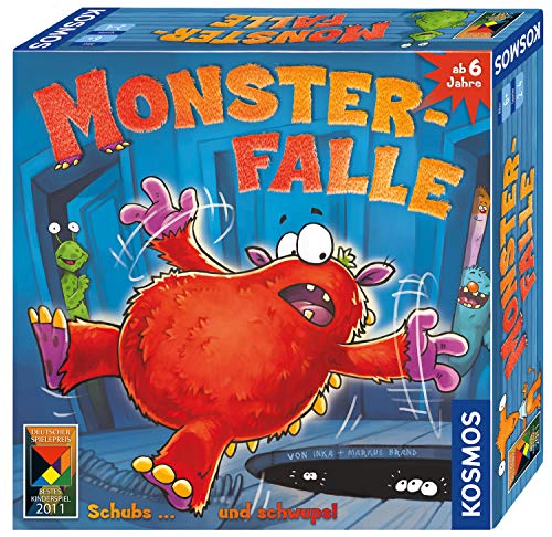 Kosmos 680305 - Monsterfalle, lustiges Kinderspiel ab 6 Jahre, für 2 bis 4 Spieler von Kosmos