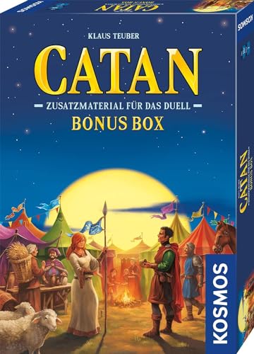Kosmos 682255 Catan - Bonus Box - Zusatzmaterial für Catan Das Duell, nur zusammen mit Catan - Das Duell spielbar, Spiel für 2 Personen ab 10 Jahre, Siedler von Catan von Kosmos