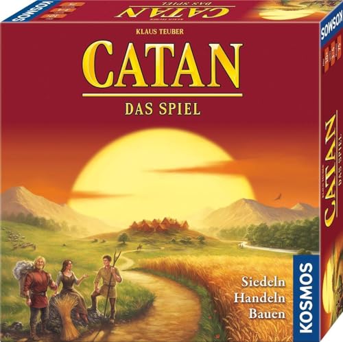 KOSMOS 682682 Catan - Das Spiel, Basisspiel Siedler von Catan, Strategiespiel für 3-4 Personen ab 10 Jahren, Brettspiel-Klassiker, Familienspiel, Gesellschaftsspiel, von Kosmos