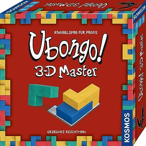 Kosmos 683177 Ubongo 3-D Master, Knobelspaß in DREI Dimensionen, Fördert spielerisch logisches und räumliches Denken, Gesellschaftsspiel für 1-4 Personen ab 10 Jahren von Kosmos