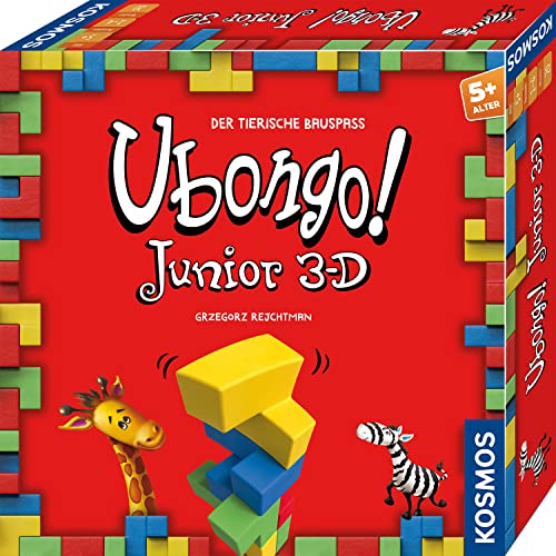 Kosmos 683436 Ubongo! Junior 3D, dreidimensionaler Knobelspaß, rasantes Legespiel ab 5 Jahren, Kinderspiel, Brettspiel, Familienspiel, Geschenk zum Kindergeburtstag von Kosmos