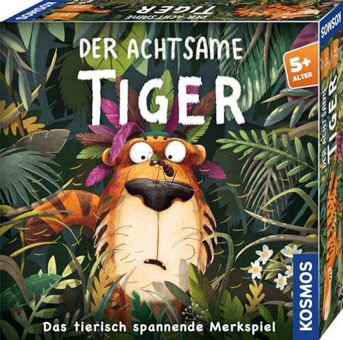 KOSMOS 683726 Der achtsame Tiger - Das tierisch spannende Merkspiel, Brettspiel für Kinder ab 5 Jahre, Kinderspiel, Memo Spiel mit den Charakteren aus dem Buch Der achtsame Tiger von KOSMOS