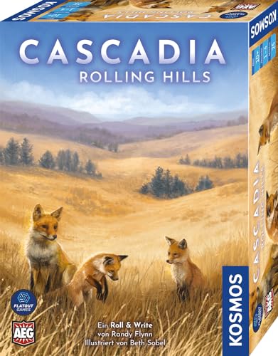 Kosmos 684730 Cascadia Rolling Hills, Familienspiel für 1-4 Personen ab 10 Jahren, Würfelspiel zum Spiel des Jahres 2022, Gesellschaftsspiel Kosmos 684730 Cascadia Rolling Hills, Familienspiel für 1-4 Personen ab 10 Jahren, Würfelspiel zum Spiel des Jahres 2022, Gesellschaftsspiel von Kosmos