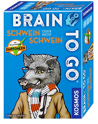 Kosmos 690823 Brain to go - Schwein oder nicht Schwein, Spielend das Gehirn trainieren mit Denksport für zwischendurch. Merkspiel, Gesellschaftsspiel für 1 - 5 Spieler ab 8 - 99 Jahre einfache Regeln Kosmos 690823 Brain to go - Schwein oder nicht Schwein, Spielend das Gehirn trainieren mit Denksport für zwischendurch. Merkspiel, Gesellschaftsspiel für 1 - 5 Spieler ab 8 - 99 Jahre einfache Regeln von Kosmos