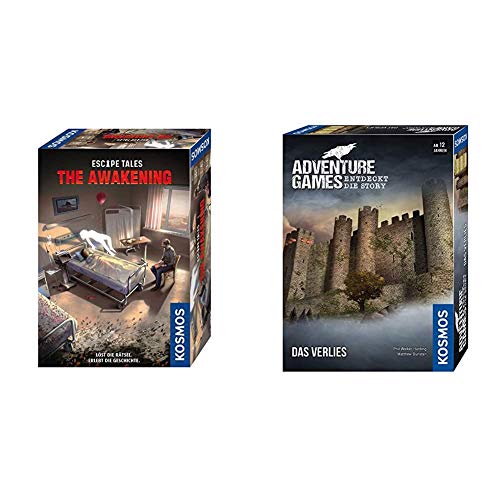 Kosmos 693008 Escape Tales - The Awakening - Löst die Rätsel. Erlebt die Geschichte. Escape-Room-Spiel & Adventure Games - Das Verlies. Entdeckt die Story, Kooperatives Gesellschaftsspiel von Kosmos
