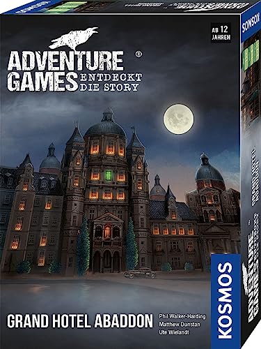 Kosmos 693190 Adventure Games - Grand Hotel Abaddon. Entdeckt die Story Kooperatives Gesellschaftsspiel von Kosmos