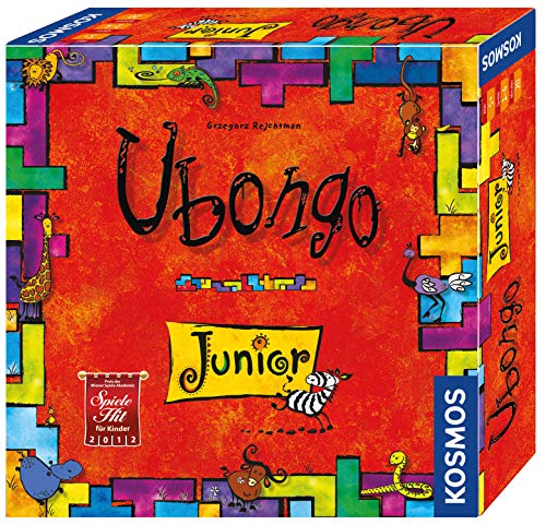Kosmos 697396 Ubongo Junior, rasantes Kinderspiel ab 5 Jahren, Knobelspaß und Legespiel, für 1-4 Spieler von Kosmos