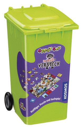 Kosmos 697877 - Crazy Cat im Müll-Versteck,Brettspiel von Kosmos