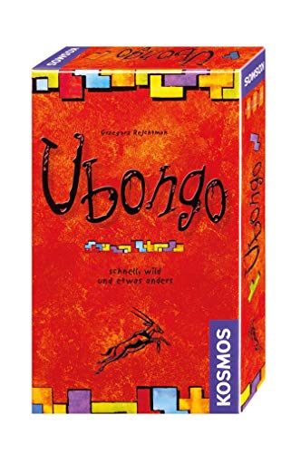 Kosmos 699345 - Ubongo - Mitbringspiel, Legespiel ab 7 Jahre für 1-4 Personen, Mini-Ausgabe des Gesellschaftsspiel-Klassikers, Familienspiel, kleines Geschenk von Kosmos