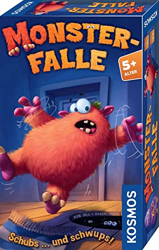 KOSMOS 712709 Monsterfalle - Mitbringspiel, lustiges Kinderspiel ab 5 Jahre, für 2 bis 4 Personen, kooperatives Familienspiel, Gesellschafttspiel, kleines Geschenk, Reisespiel KOSMOS 712709 Monsterfalle - Mitbringspiel, lustiges Kinderspiel ab 5 Jahre, für 2 bis 4 Personen, kooperatives Familienspiel, Gesellschafttspiel, kleines Geschenk, Reisespiel von KOSMOS