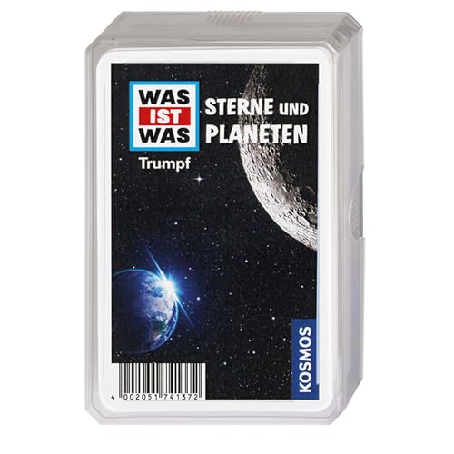 KOSMOS 741372 was ist was Sterne und Planeten, Trumpf Kartenspiel, was ist was Weltraum, Quartett für Kinder ab 8 Jahre von Kosmos