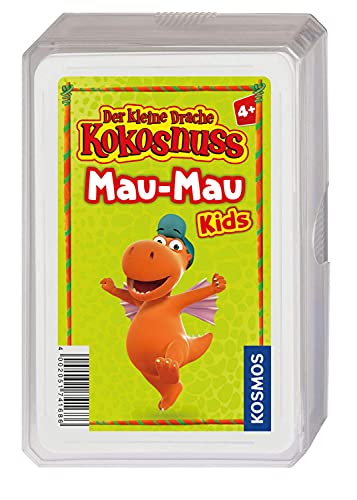 KOSMOS 741686 Der kleine Drache Kokosnuss- Mau-Mau Kids, Kartenspiel von Kosmos