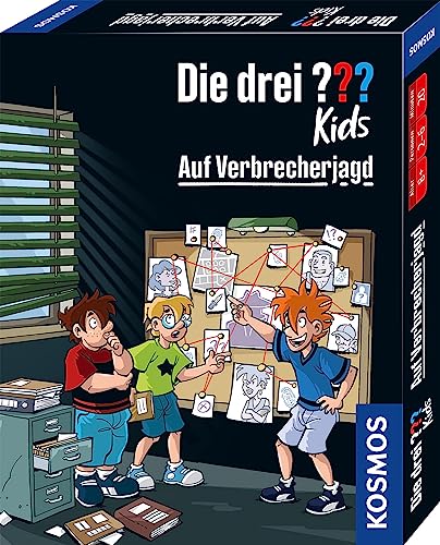 KOSMOS 741792 Die drei ??? Kids Auf Verbrecherjagd, Kartenspiel für 2-6 Spieler ab 8 Jahren, Detektiv Kinderspiel, Die drei Fragezeichen von Die drei ???