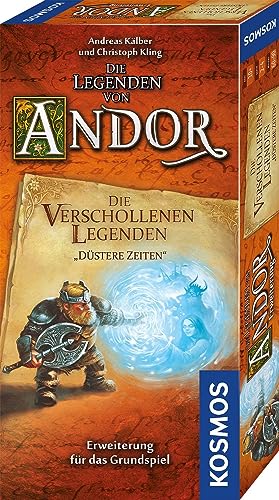 Kosmos 680480 Die Legenden von Andor – Die verschollenen Legenden – Düstere Zeiten, Erweiterung für das Grundspiel Die Legenden von Andor, Fantasy-Brettspiel ab 10 Jahre von Kosmos