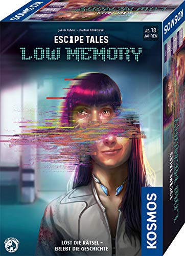 Kosmos 695156 Escape Tales - Low-Memory, Löst die Rätsel. Erlebt die Geschichte, Escape-Room-Spiel, spannendes Gesellschaftsspiel ab 18 Jahre, für 1 - 4 Personen, mehrfach spielbar von Kosmos