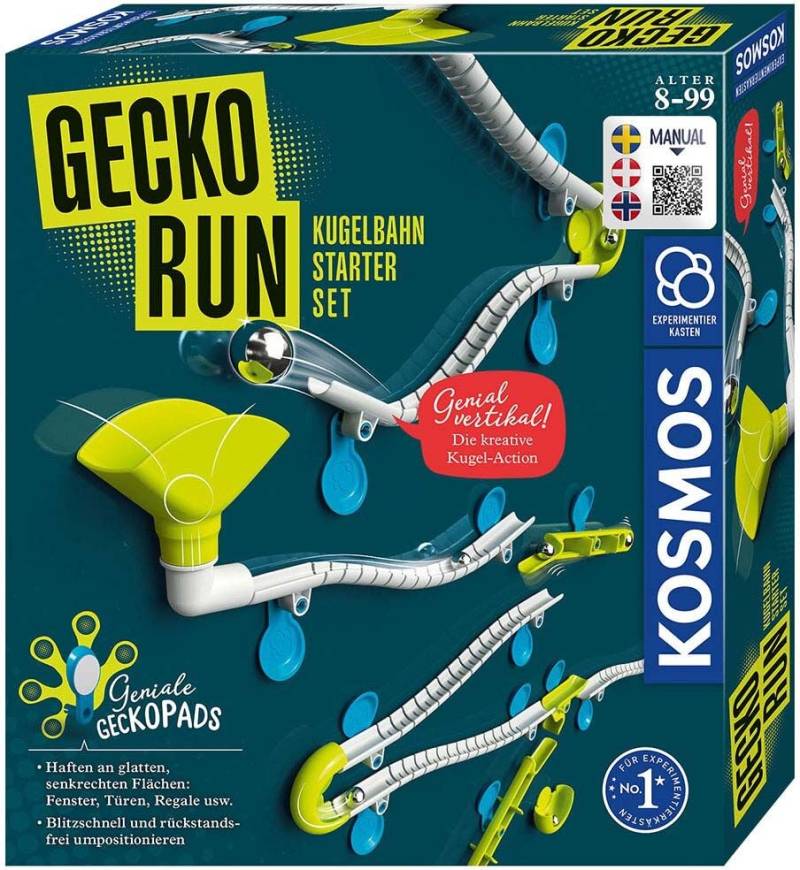 Kosmos Gecko Run Kugelbahn Starter-Set von Kosmos
