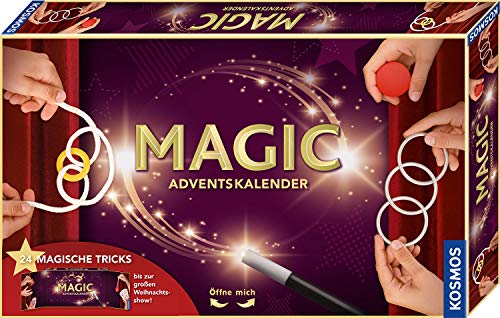 Kosmos MAGIC Zauber Adventskalender 2020, Spannende Zaubertricks, magische Zauber-Utensilien für die Adventszeit, Spielzeug-Adventskalender zum Zaubern für Kinder ab 8 Jahre, Zauberkasten, Weihnachten von Kosmos