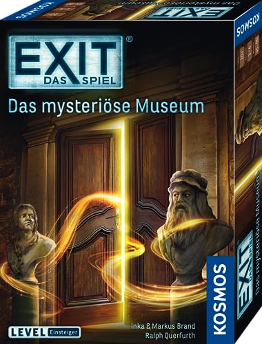 KOSMOS 694227 EXIT - Das Spiel - Das mysteriöse Museum, Level: Einsteiger, Escape Room Spiel, EXIT Game für 1 bis 4 Spieler ab 10 Jahre, EIN einmaliges Gesellschaftsspiel von Kosmos
