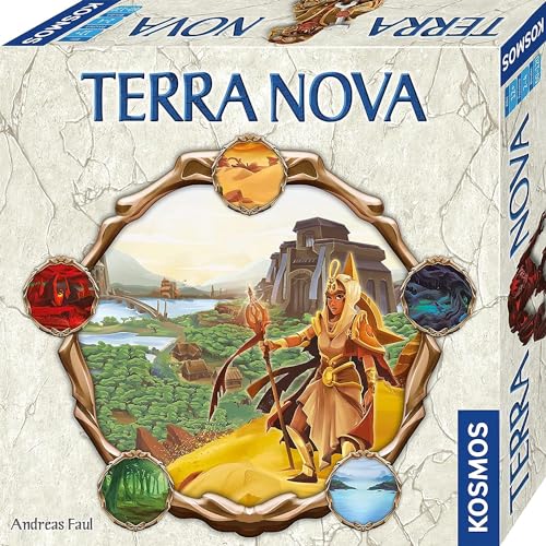 KOSMOS 683382 Terra Nova, basierend auf Expertenspiel Terra Mystica“, Kennerspiel für 2-4 Personen ab 12 Jahren, hochwertige Ausstattung, 10 Völker, Gesellschaftsspiel, Brettspiel von Kosmos